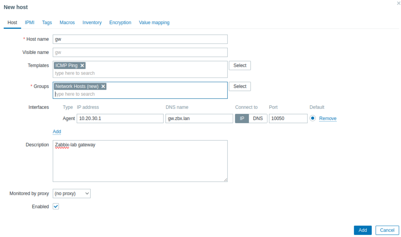 zabbix-lab-add-gw-host